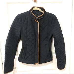 Quilted moto jacket